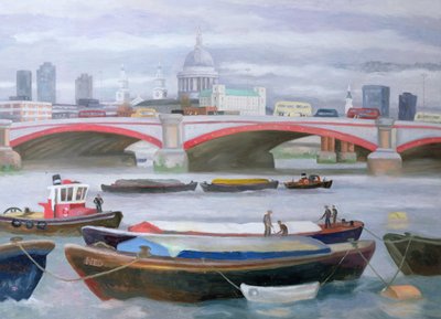 Busy Scene at Blackfriars, 2005 by Terry Scales